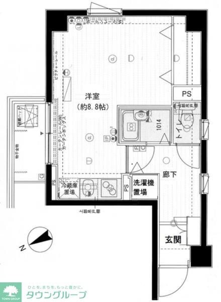 メインステージ野方駅前の物件間取画像