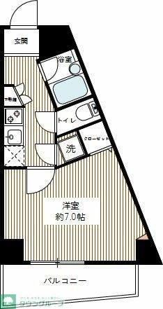 パレステュディオ文京音羽の物件間取画像