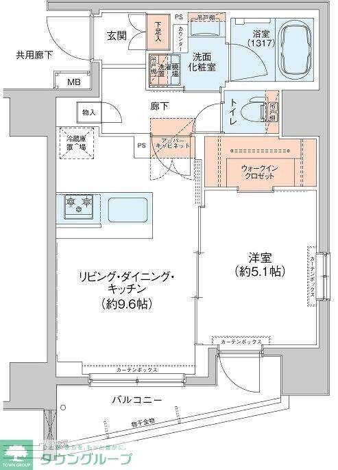 アジールコート新高円寺の物件間取画像