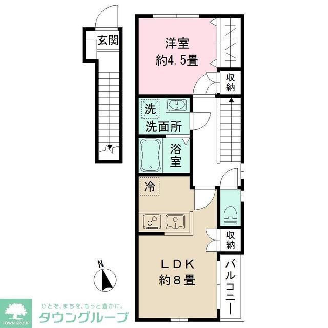 ＲＩＺ大京町の物件間取画像