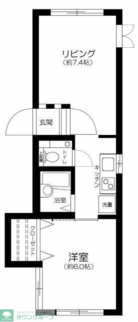 ＭＯＤＵＬＯＲ阿佐谷南の物件間取画像