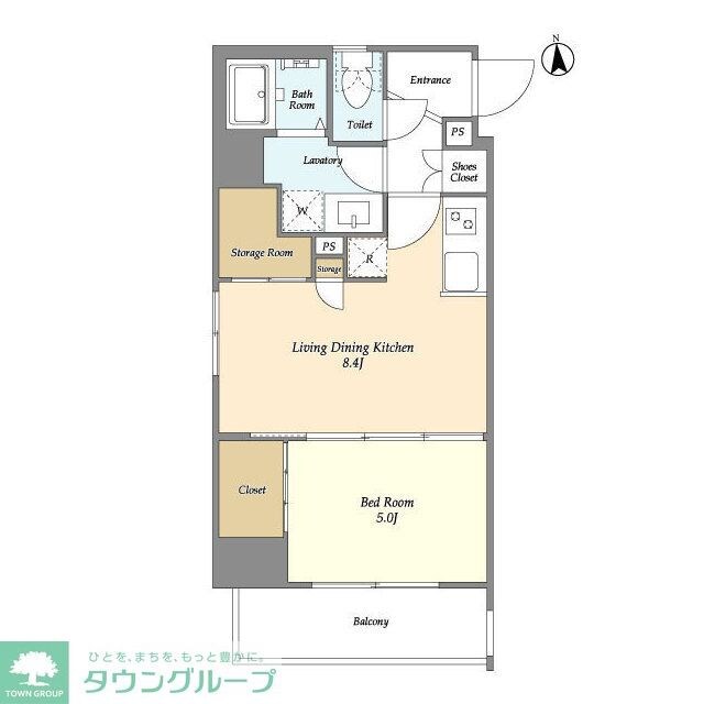 リヴィコート下落合の物件間取画像