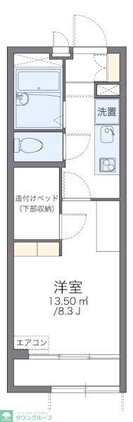 レオパレスウイスタリアの物件間取画像