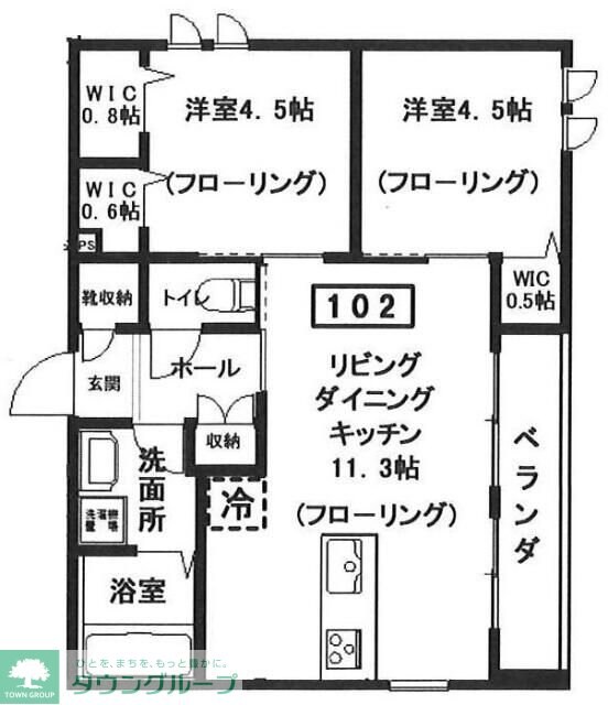 仮）へーベルメゾン中央５丁目北棟の物件間取画像
