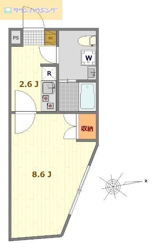 ラシクラス小岩駅前の物件間取画像