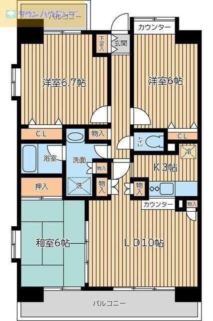 CITY SPIRE西葛西の物件間取画像