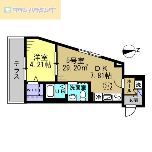 Calm津田沼の物件間取画像