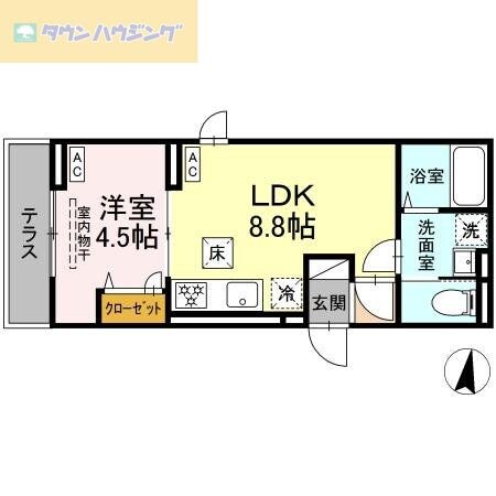 グラナーデ西瑞江IIの物件間取画像