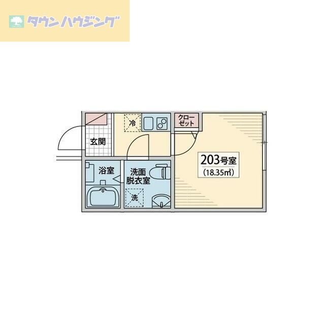 ヴェスタ南小岩の物件間取画像