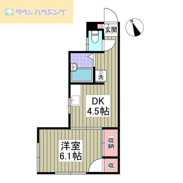 リネスハイツの物件間取画像