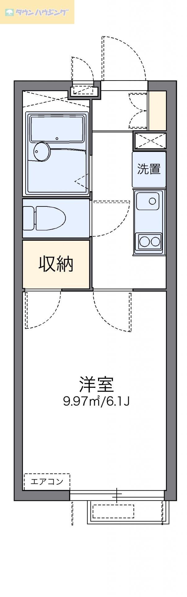 レオパレスセードルの物件間取画像