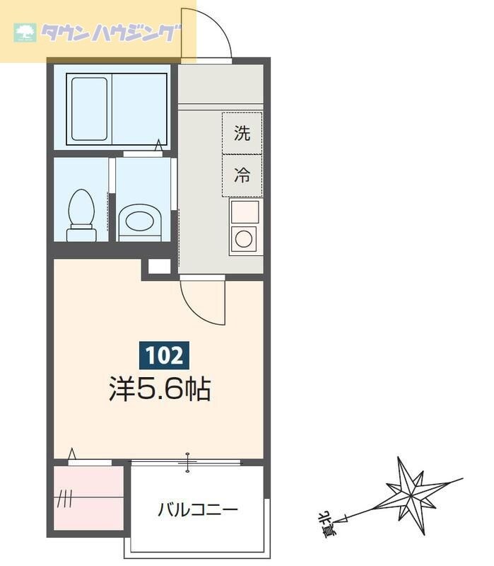 ＭＥＬＤＩＡ幕張の物件間取画像