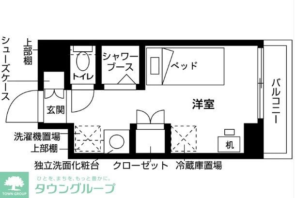 バウスクロス西船橋の物件間取画像