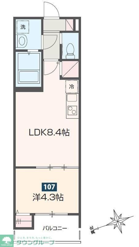 ＭＥＬＤＩＡ幕張の物件間取画像