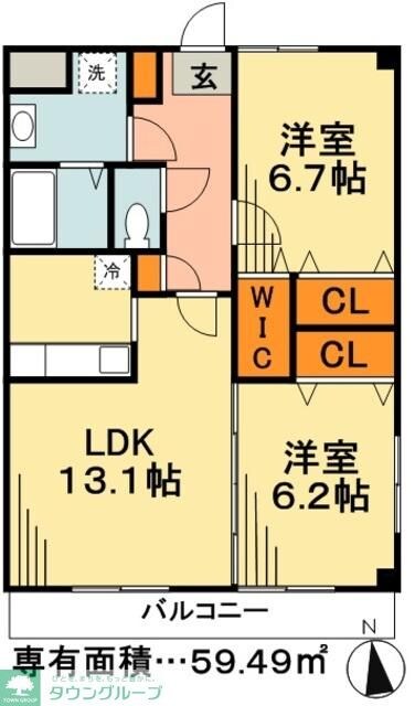 サンモール スクエアの物件間取画像