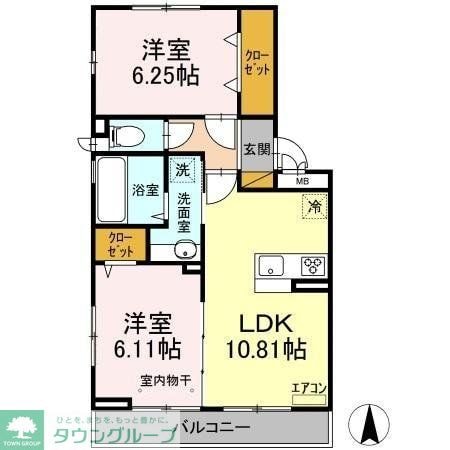 桜の物件間取画像