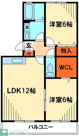 メゾン・プランドールの物件間取画像