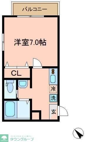 アットリラ東船橋Aの物件間取画像