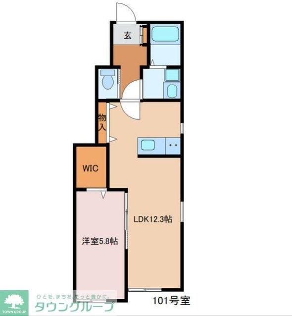 カーム宮久保Ａの物件間取画像