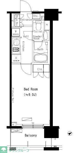 パークアクシス西船橋本郷町の物件間取画像