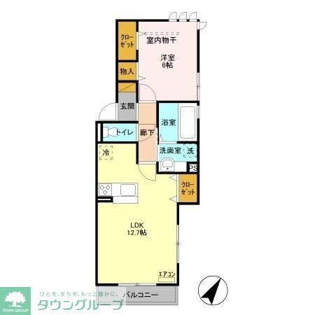 ミーツIIの物件間取画像