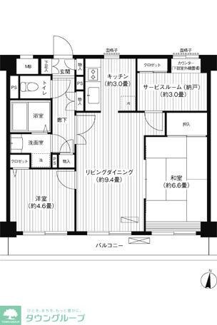 ドミールエムエス(001192_12)の物件間取画像