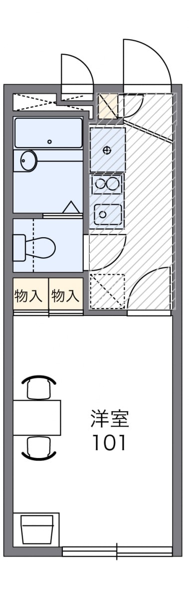 レオパレスＷＩＮの物件間取画像