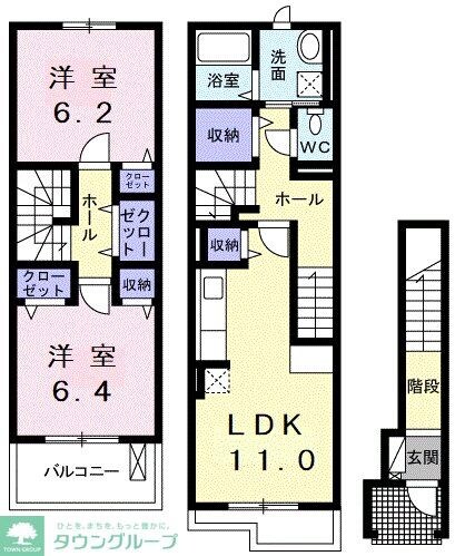 ライカム壱番館の物件間取画像