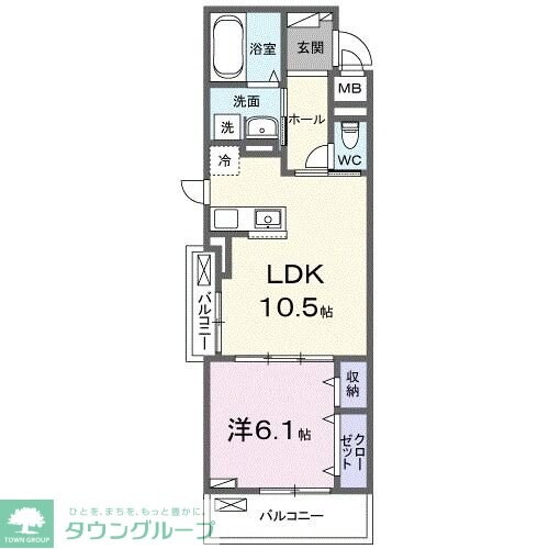 フィオーレの物件間取画像
