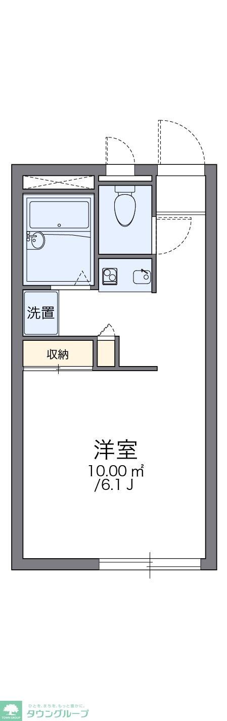 レオパレスしょうぶの物件間取画像