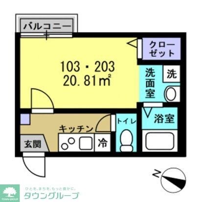 GOD　BLESS　OMIYAの物件間取画像