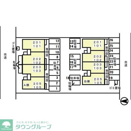 ディアコート　Ａ/Ｂの物件内観写真