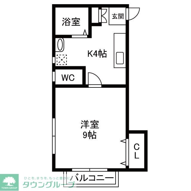 サンライズ宮町の物件間取画像
