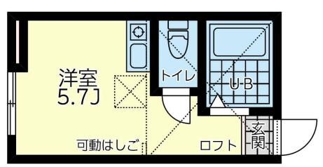 ユナイト花月園エスメラルダの瞳の物件間取画像