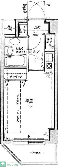 クリオ大口壱番館の物件間取画像