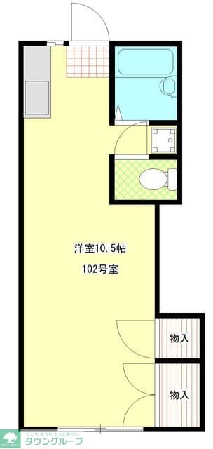 本間ハイツの物件間取画像