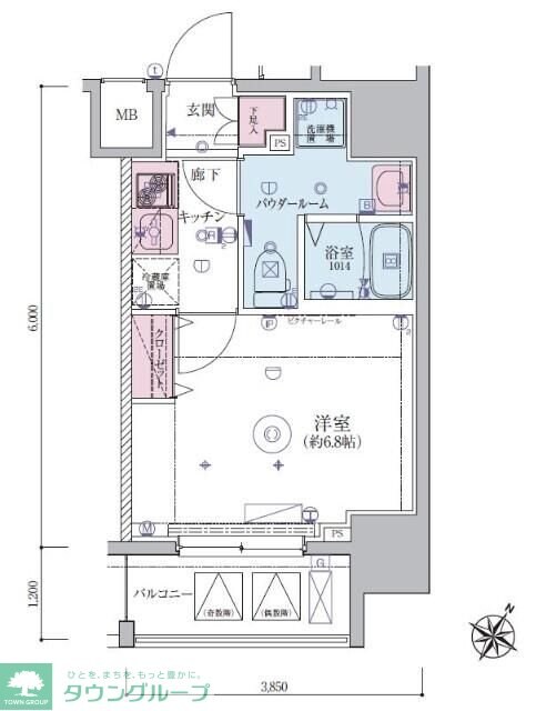 リヴシティ横濱生麦(リヴシティヨコハマナマムギ)の物件間取画像