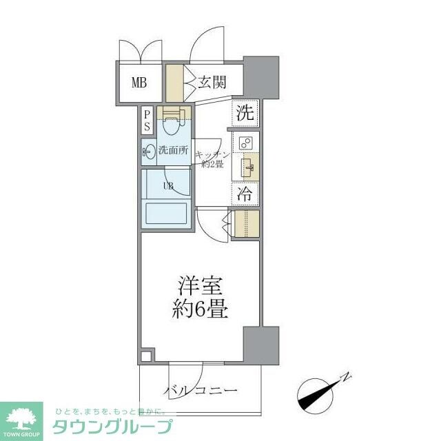 レスピール川崎の物件間取画像