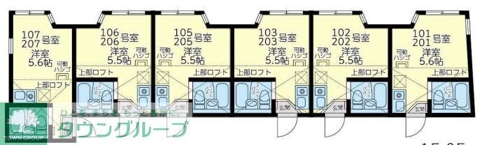 ユナイト藤崎マッダレーナオペラの物件間取画像