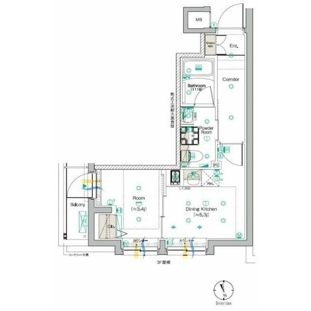 ＳＹＦＯＲＭＥ　ＫＯＭＡＧＯＭＥIIの物件間取画像