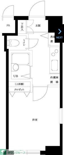 パークウェル池袋の物件間取画像