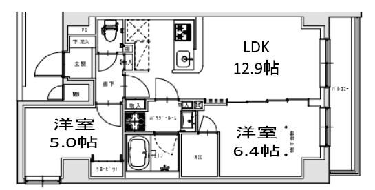 Ｓ－ＲＥＳＩＤＥＮＣＥ王子Ｔｅｒｃｅｒａの物件間取画像