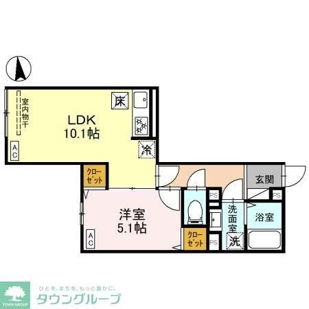 グラナーデ東新町の物件間取画像