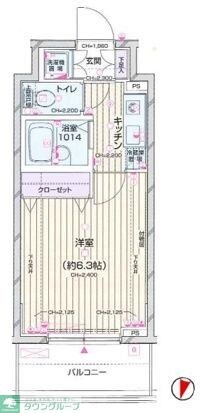 レガロ飛鳥山の物件間取画像