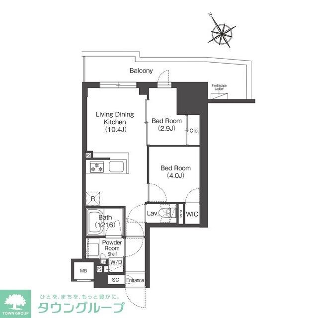 コンフォリア・リヴ板橋の物件間取画像