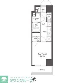 ブランシエスタ浅草千束の物件間取画像