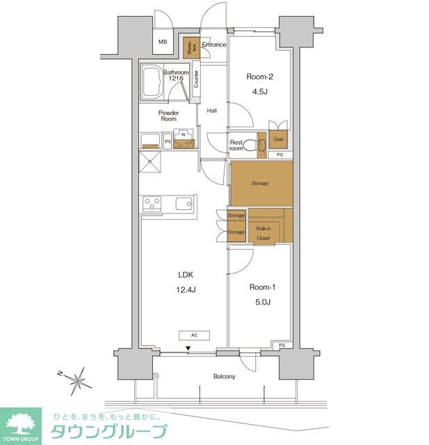 ＲＪＲプレシア東十条ガーデンの物件間取画像