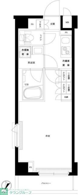 ルーブル板橋泉町壱番館の物件間取画像