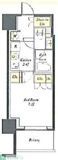 プライムメゾン板橋の物件間取画像