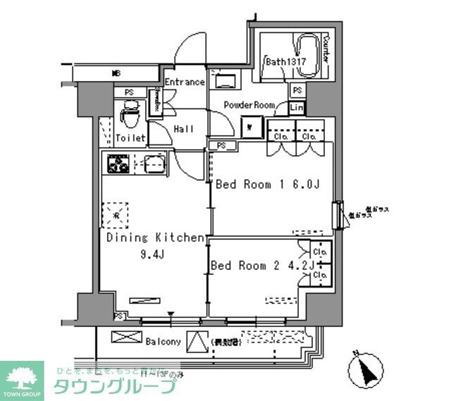 パークアクシス新板橋ウエストの物件間取画像